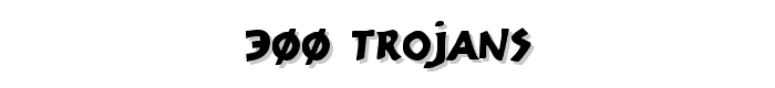 300 Trojans font